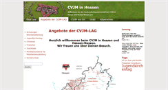 Desktop Screenshot of cvjm-hessen.de